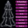 Christmas Cone Tree with 240 LEDs - Indoor & Outdoor Decoration