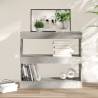 Book Cabinet/Room Divider Concrete Grey 80x30x72 cm Colour concrete grey Quantity in Package 1 