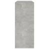 Book Cabinet & Room Divider - Concrete Grey 80x30x72 cm