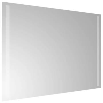 Stylish LED Bathroom Mirror 70x50 cm | Hipo Market