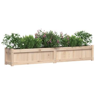 Garden Planter 180x31x31 cm - Solid Wood Pine | HipoMarket