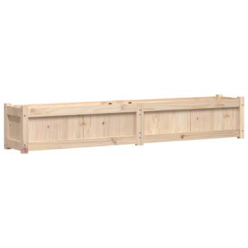 Garden Planter 180x31x31 cm - Solid Wood Pine | HipoMarket