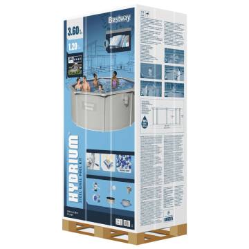Bestway Hydrium Above Ground Frame Pool 360x120 cm - Fun in Your Backy