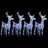 Christmas Reindeers 4 pcs Cold White 160 LEDs Acrylic Colour cold white Quantity in Package 4 Number of LEDs 1 