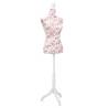 Ladies Bust Display Mannequin Cotton White With Rose Colour white Number of 1 