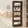 Book Cabinet/Room Divider Brown Oak 60x30x166 cm Engineered Wood Colour brown oak Quantity in Package 1 