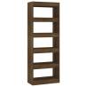 Book Cabinet/Room Divider Brown Oak - Stylish & Practical