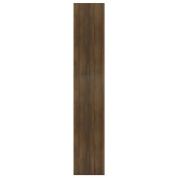 Book Cabinet/Room Divider Brown Oak - Stylish & Practical