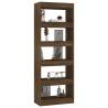 Book Cabinet/Room Divider Brown Oak - Stylish & Practical