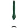 Cantilever Umbrella with Aluminium Pole - Green 250x250 cm