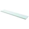 Shelves 2 pcs Panel Glass Clear 110x20 cm Size 110 x 20 cm Quantity in Package 2 Number of Pieces 1 