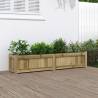 Garden Planter 150x31x31 cm Impregnated Wood Pine Colour natural impregnated Quantity in Package 1 