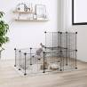 20-Panel Steel Pet Cage with Door - Spacious & Durable