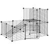 20-Panel Steel Pet Cage with Door - Spacious & Durable