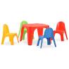 Colorful Children's Table and Chair Set PP - Safe & Fun