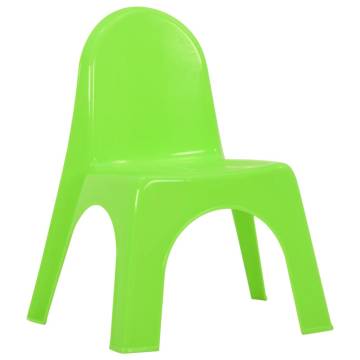 Colorful Children's Table and Chair Set PP - Safe & Fun