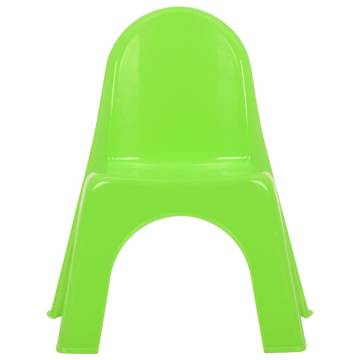 Colorful Children's Table and Chair Set PP - Safe & Fun