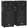 Professional Passive Hifi Stage Speakers - 1000W Black (2 pcs)