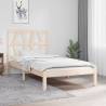 Bed Frame Solid Wood Pine 90x200 cm Colour natural Size 90 x 200 cm 