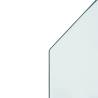 Fireplace Glass Plate Hexagon 100x50 cm - High-Quality Protection