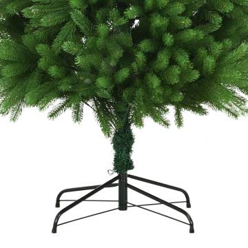 240 cm Pre-lit Christmas Tree with Ball Set - Green | HipoMarket