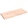 Wall Shelf - Untreated Solid Oak Wood (140x60 cm) | HipoMarket