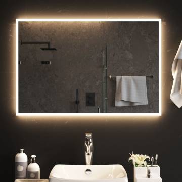 Stylish LED Bathroom Mirror 60x90 cm - IP65 Waterproof