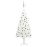 Artificial Pre-lit Christmas Tree with Ball Set White 120 cm Colour white Size 120 x 75 cm Quantity in Package 1 Number of Branch Tips 