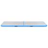 Inflatable Gymnastics Mat with Pump - 800x100x10 cm PVC Blue