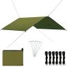 Outdoor Tarp 4x4 m Green Colour green Size 4 x 4 m Quantity in Package 1 