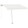 Freestanding Manual Retractable Awning 350x250 cm - Cream