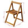 Folding Garden Chairs Set - Solid Acacia Wood | HipoMarket