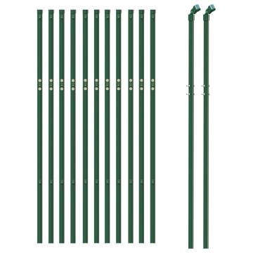 Wire Mesh Fence Green 1.1x25 m - Durable Galvanised Steel