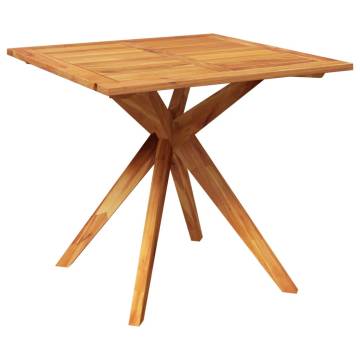 3 Piece Garden Dining Set - Solid Acacia Wood | Hipo Market