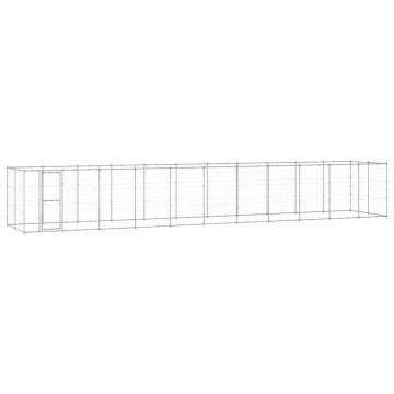 Premium Outdoor Dog Kennel - Galvanised Steel 26.62 m²