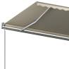 Freestanding Manual Retractable Awning - 600x350 cm Cream