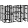 Outdoor Dog Kennel Steel 5.53 m² Size 288 x 192 x 200 cm Quantity in Package 1 With roof without roof 