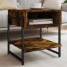 Coffee Table Smoked Oak 40x40x45 cm Engineered Wood Colour smoked oak Quantity in Package 1 