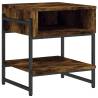 Stylish Smoked Oak Coffee Table - 40x40x45 cm | HipoMarket