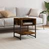 Stylish Smoked Oak Coffee Table - 40x40x45 cm | HipoMarket