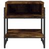 Stylish Smoked Oak Coffee Table - 40x40x45 cm | HipoMarket