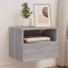 TV Wall Cabinet Grey Sonoma 40x30x30 cm Engineered Wood Colour grey sonoma Quantity in Package 1 Width 40 cm 