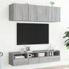 TV Wall Cabinet Grey Sonoma - Space Saving & Stylish Design