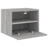 TV Wall Cabinet Grey Sonoma - Space Saving & Stylish Design