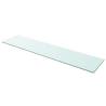 Clear Glass Shelves - 2 pcs 110x25 cm | Hipo Market