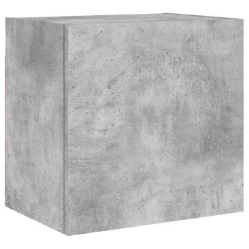 Stylish TV Wall Cabinets - 2 pcs Concrete Grey | HipoMarket