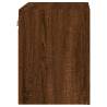 Brown Oak TV Wall Cabinet - Stylish & Space-Saving Design