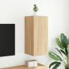 TV Wall Cabinet with LED Lights - Sonoma Oak | HipoMarket