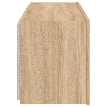 LED TV Wall Cabinet Sonoma Oak - Modern 100x35x41 cm