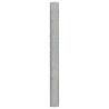 Garden Fence Posts 40 pcs Silver 220 cm Galvanised Steel